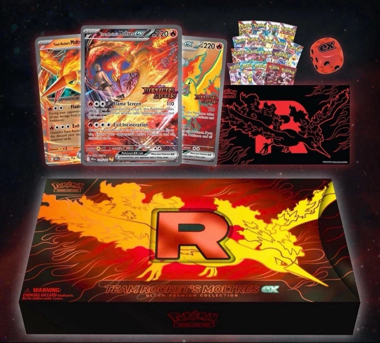 Team Rocket’s Moltres ex Ultra-Premium Collection - Image 3